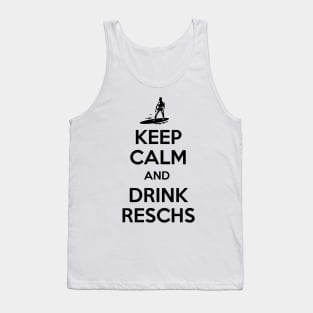 Reschs KEEP CALM SURFER - (black) Tank Top